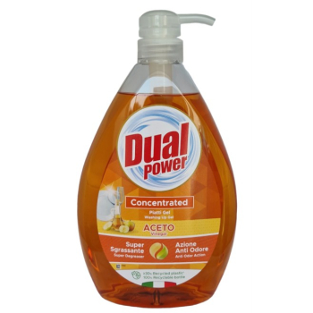DUAL POWER CONCENTRATED PIATTI GEL ACETO - PŁYN DO MYCIA NACZYŃ OCET (1 l)